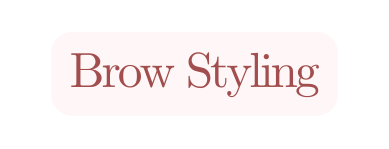 Brow Styling